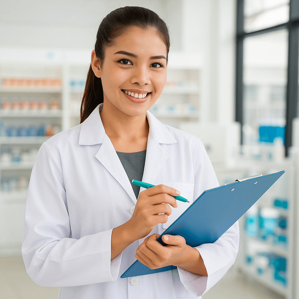 Profesional de la salud trabajando